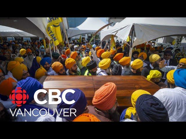 Thousands attended the funeral of slain Sikh leader Hardeep Singh Nijjar