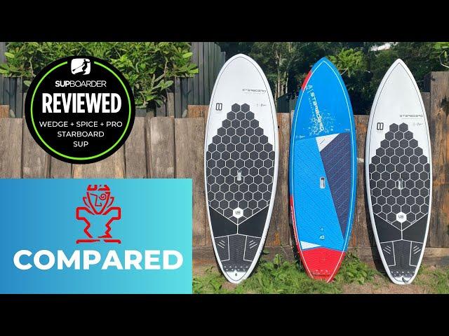 2023 Starboard SUP Surf Shape Comparison / Wedge vs Spice vs Pro