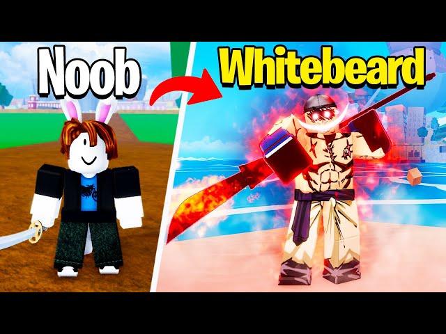 Upgrading NOOB to GOD Whitebeard in Blox fruits