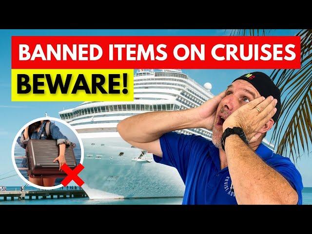 Top 8 Surprising Things Banned on Cruise Ships | Tall Man's Cruise Adventures