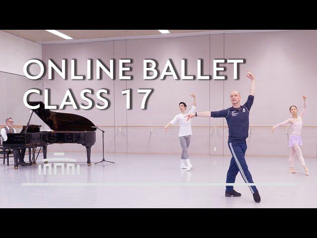 Online Ballet Class 17 with Ernst Meisner - Dutch National Ballet