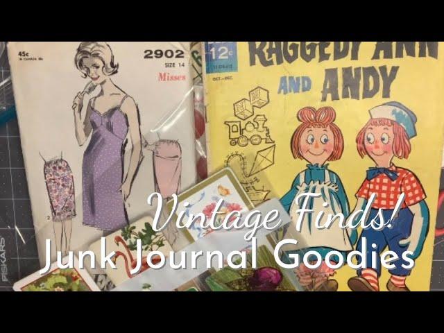 Vintage Haul! More Junk Journal Goodies!!