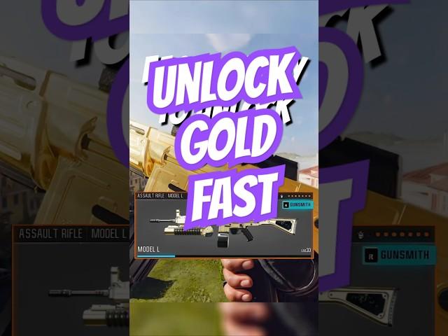 FASTEST WAY TO GRIND *GOLD* ON EVERY WEAPON FOR BLACK OPS 6! #BO6 #WARZONE #CAMO #GOLD #GRIND