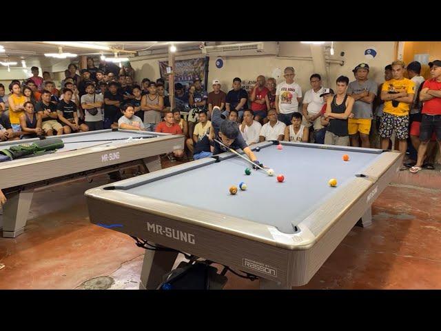 Billiards pool 10 ball Albert James Manas vs Boots Cebu race to 17