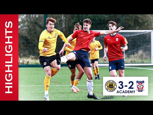 ️ U19 Match Highlights | Boston United U19 3-2 York City U19