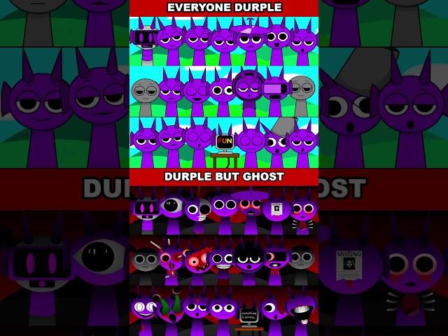 EVERYONE IS DURPLE GHOST vs DURPLE NORMAL | Ultimate MIXED FORM Showdown!