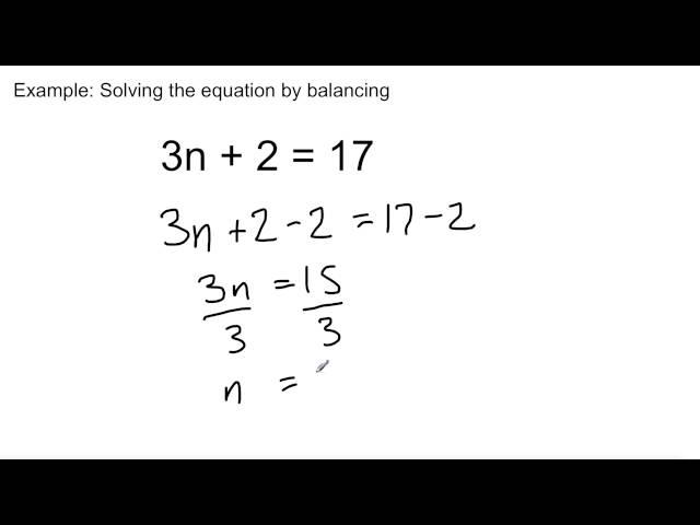 Grade 8 Math - Lesson 8.5: Solving Equations