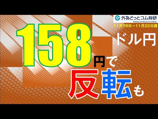 週刊為替レポートハロンズ・ダイジェスト（ドル/円）-11月18日～11月22日週