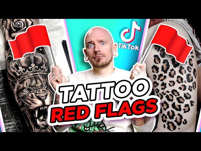 TIKTOK TATTOO RED FLAGS | Tattoo Critiques | Pony Lawson