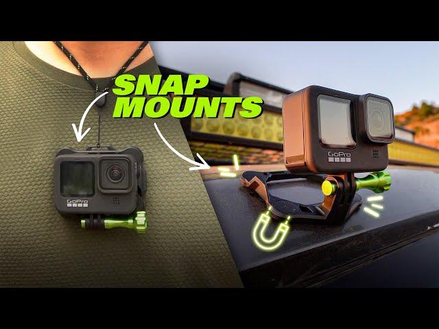 Snap Mount Pro.. Strong Magnetic Mount for GoPro & Action Cameras