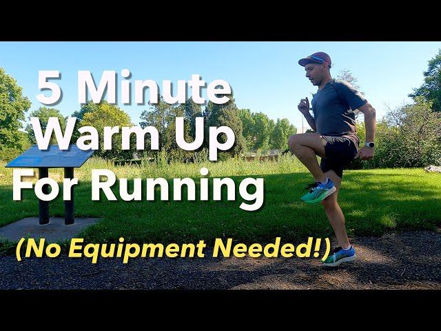 5 Minute Warm-Up for Running | ROM, Muscle Fiber Recruitment, and CNS