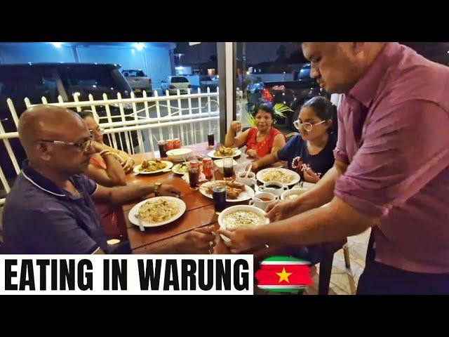 Eating in a Java Restaurant | Paramaribo, Suriname 