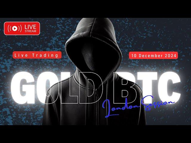 GOLD & BTC LIVE TRADING SESSION #118 LONDON Trading Live Stream | ProWolfTrader