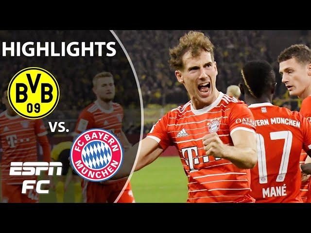 Borussia Dortmund vs. Bayern Munich | Bundesliga Highlights | ESPN FC