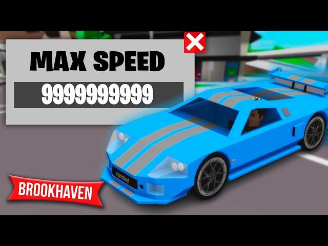 NEW SPEED GLITCH in Roblox Brookhaven!