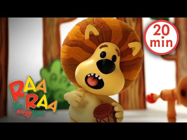 Raa Raa's Noisy Challenge | 2 Full Episodes | Raa Raa the Noisy Lion 