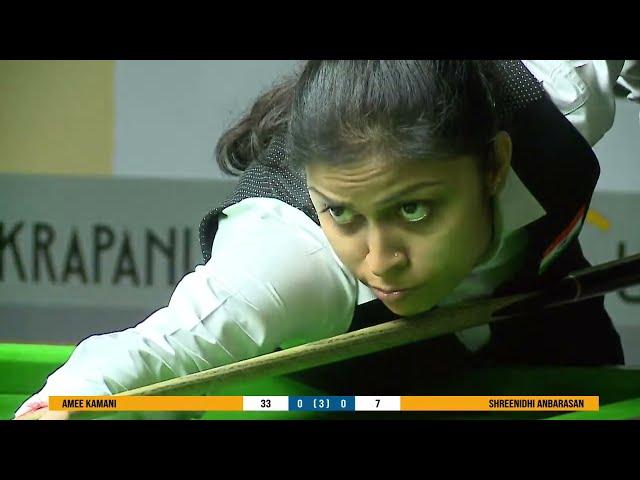 All India Womens Invitation Snooker Tournament | Table 1 |Amee Kamani vs Shreenidhi