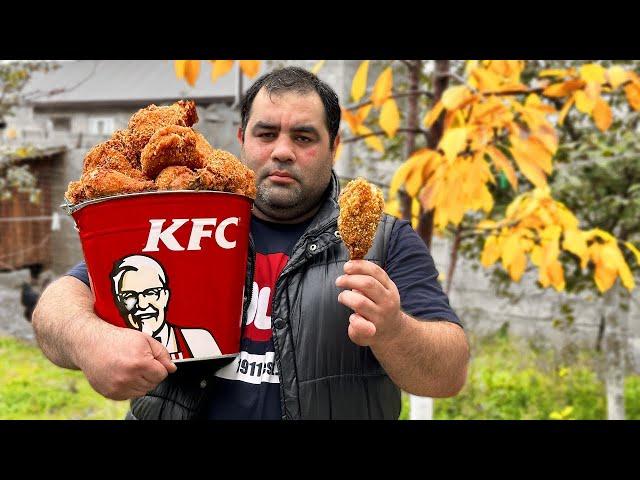 KFC Secret! A Huge Bucket of Spicy Legs – Cook at Home!