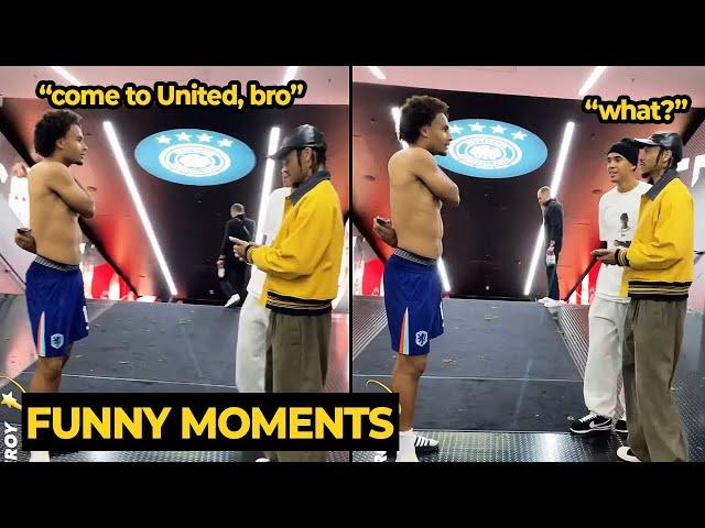 Zirkzee teasing Leroy Sane and Musiala after Netherlands defeat against Germany | Man Utd News