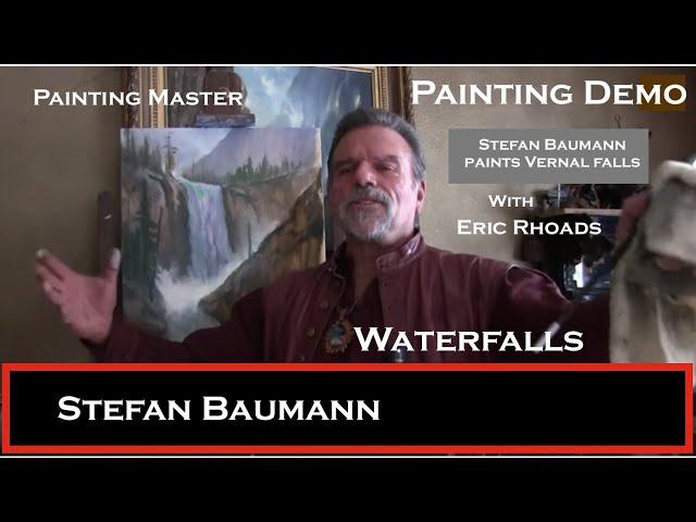 Painting Demo By Stefan Baumann Step by Step How to paint Plein Air on location.