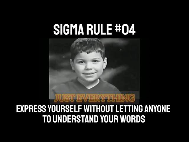 Sigma Rule Video compilation || @JustEverything || #sigmarule