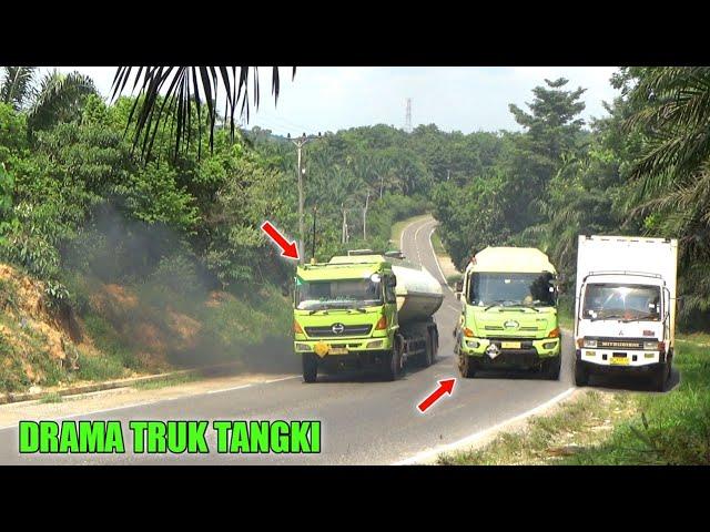 NANJAK ZIG-ZAG, TRUK HINO TANGKI NENGGAK, TRUK FUSO 2KALI KETENGGAK