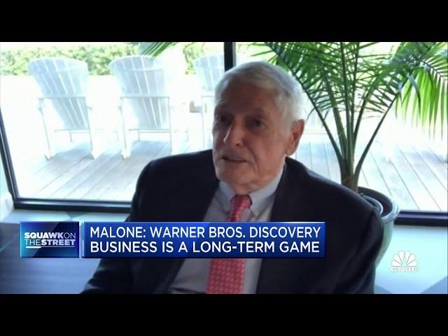 Warner Bros. Discovery business is a long-term game, says Liberty Media Chairman John Malone