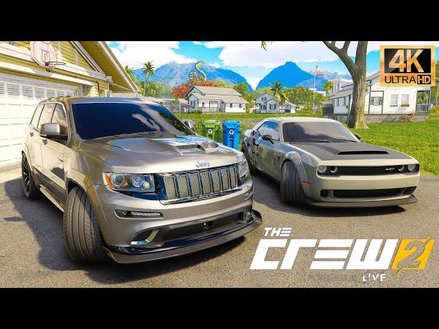 The Crew 2 - New York to Salt Lake City, Utah | Mopar Cruise | Dodge Demon & Jeep SRT8 Cuttin up