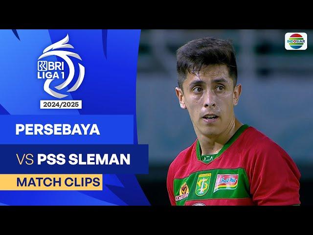 Persebaya Surabaya VS PSS Sleman - Highlights | BRI Liga 1 2024/25