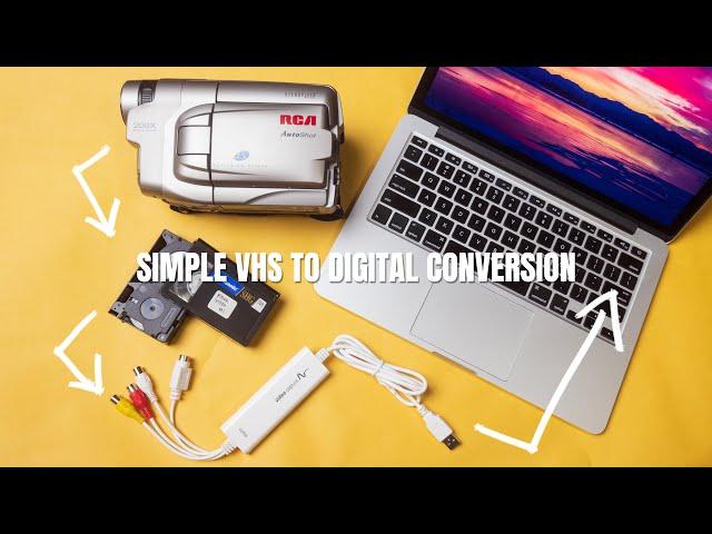 How to Convert VHS Video to Digital - Digitize VHS video to computer cheap and easy