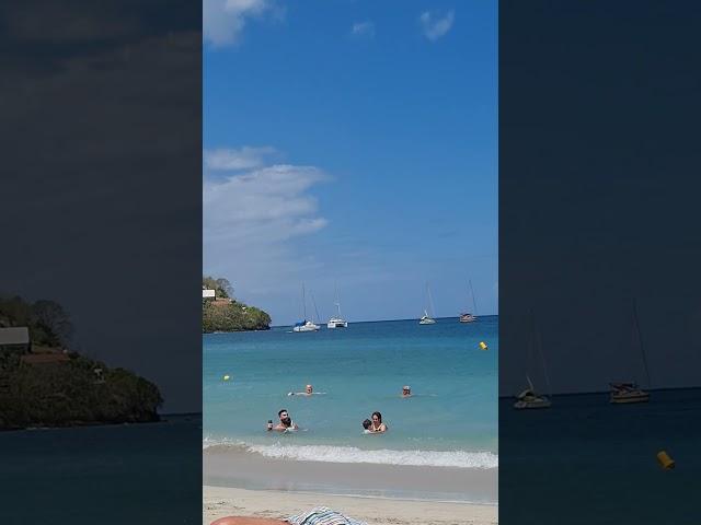 Beach overview from Martinique #travel #easter2024 #hoppyeaster