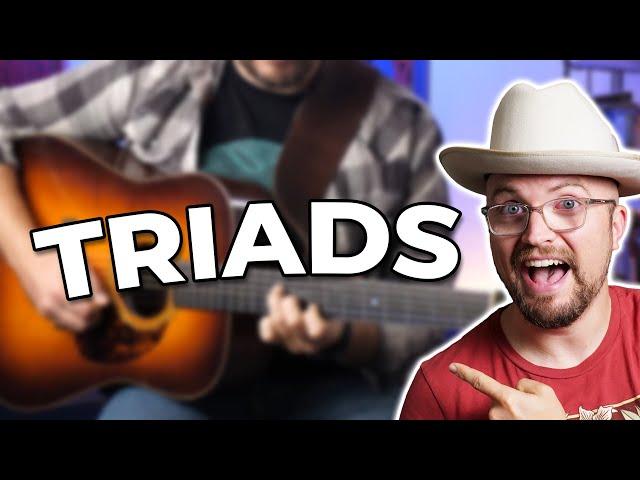How to Construct Triads on Guitar // Music Theory Lesson