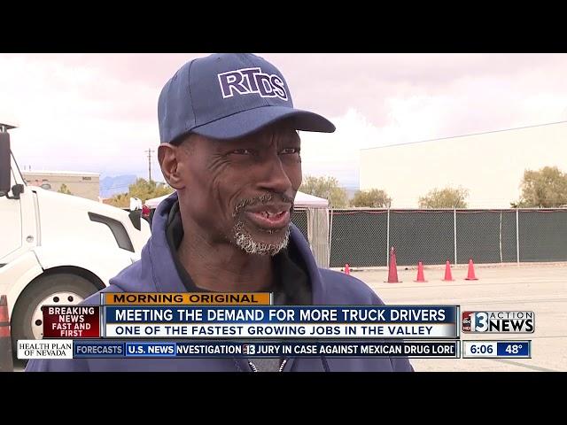 Truck driving is one of Nevada's fastest growing jobs