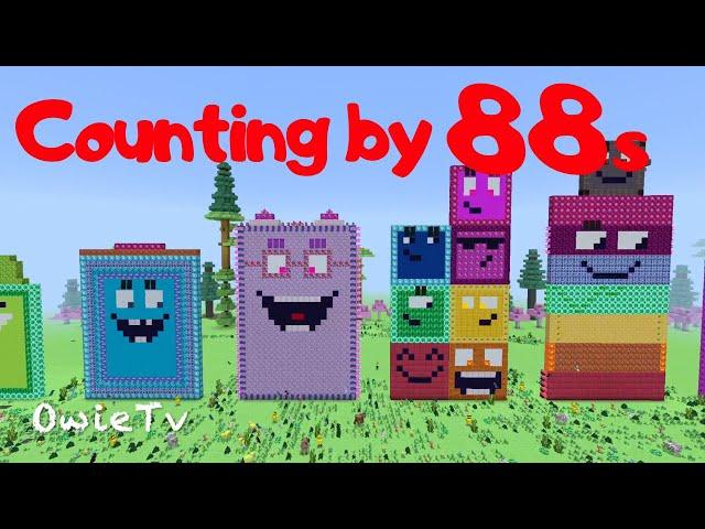 Counting by 88s Song | Minecraft Numberblocks | Skip Counting Song for Kids