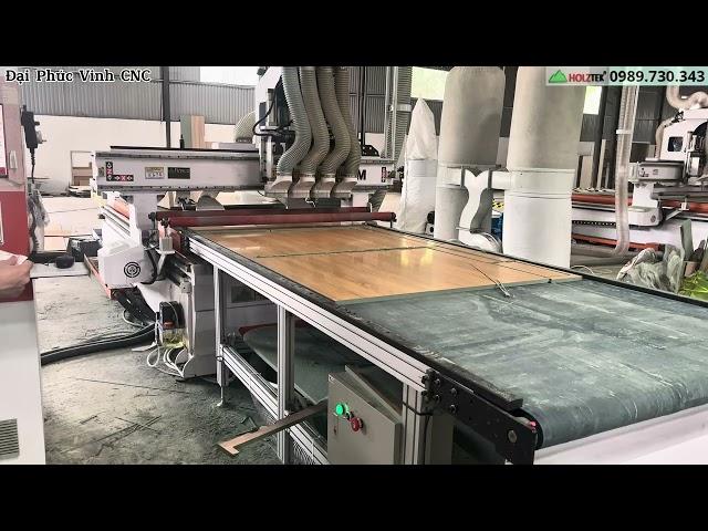 Máy CNC Nesting 4 đầu Holztek chất lượng cao HT-R4M | Cắt ván làm nội thất công nghiệp siêu nhanh !!