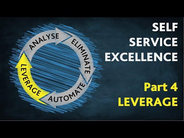 Self-Service Excellence - LEVERAGE - Part 4 | A-Z of Digital Acceleration
