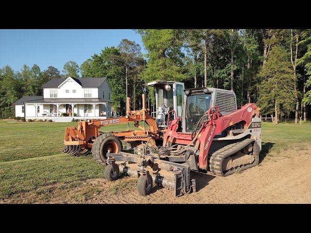 Grading And Planting 4 Acres Of Horse Pasture