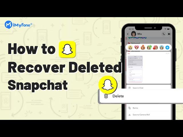 How to Recover Deleted/Lost Snapchat Messages on iPhone