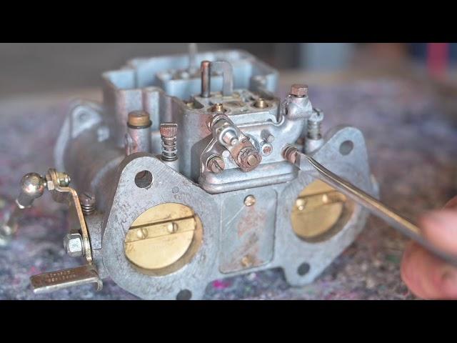 Weber DCOE Part 2 A, disassembly and cleaning