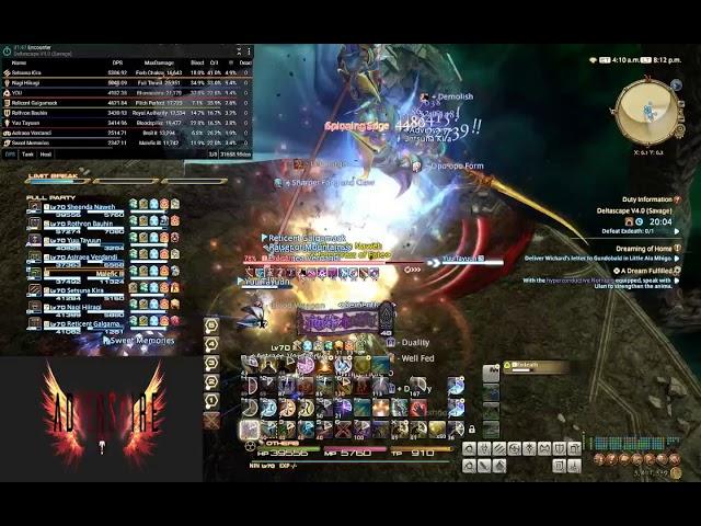 [NIN] Exdeath Personal and Speed Best (4657.1 DPS 3:40 Kill time)