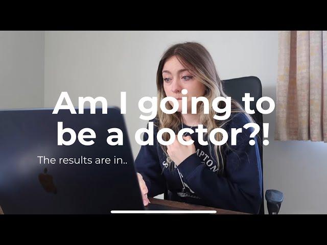 Opening my medical school final results *LIVE REACTION*