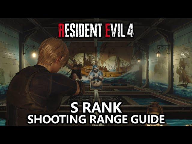 Resident Evil 4 - Shooting Range S Rank Guide - Tokens for Charms - Real Deadeye Achievement/Trophy
