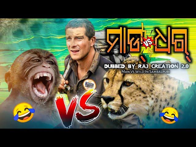 MAD DHAR - Man Vs Wild Sambalpuri DUBBING Comedy || Raj Creation 2.0 #comedy