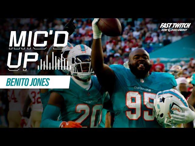 Benito Jones mic'd up during week 16 win over San Francisco 49ers | Miami Dolphins