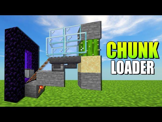 Einfacher CHUNK LOADER in Vanilla Minecraft! - Tutorial | Anleitung