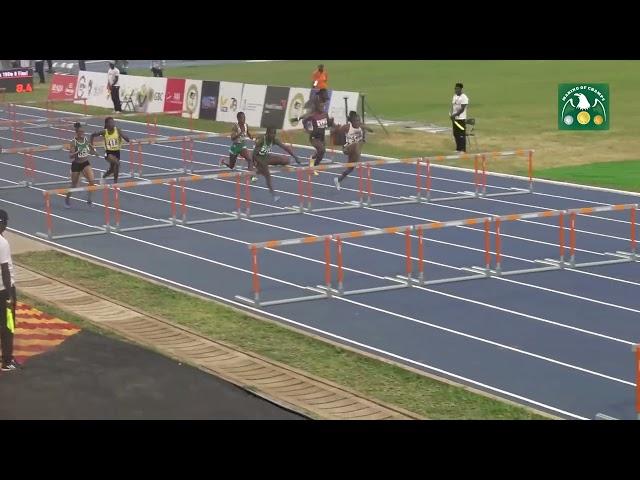 AMUSAN Oluwatobiloba wins women's 100mh final  at the All African Games  Accra 2024