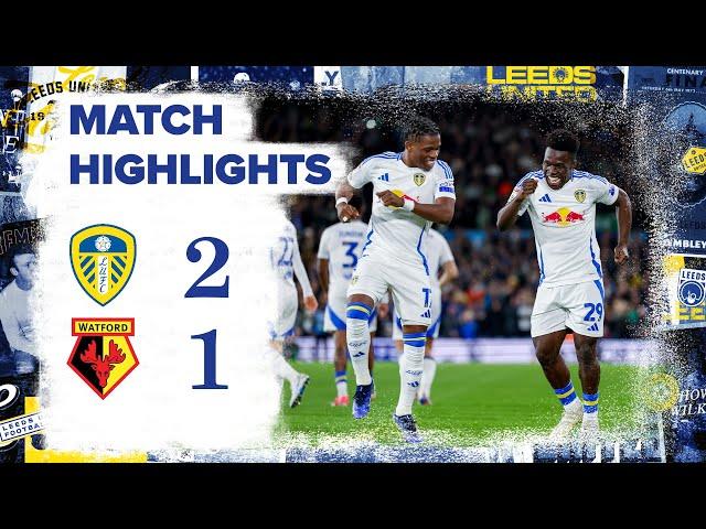 Highlights | Leeds United 2-1 Watford | Bizarre Ramazani goal and Aaronson strikes