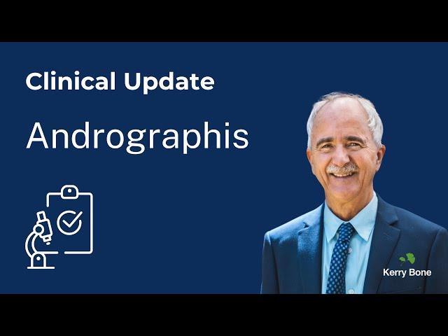 Clinical Update: Andrographis
