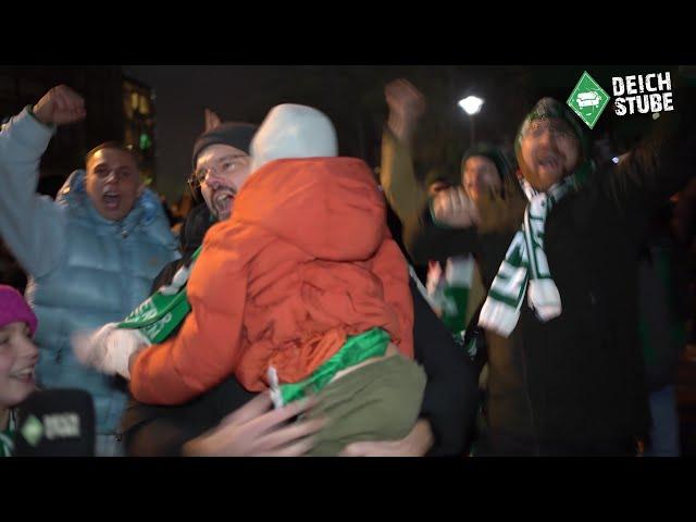 „Europapokal, Europapokal“: Werder Bremen-Fans feiern Sieg gegen Union Berlin & träumen von Europa!