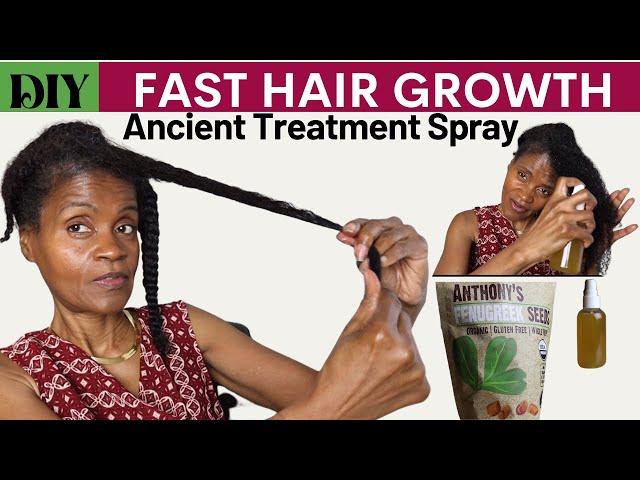 Fast Hair Growth Fenugreek Seeds Spray Treatment | Indian Secret